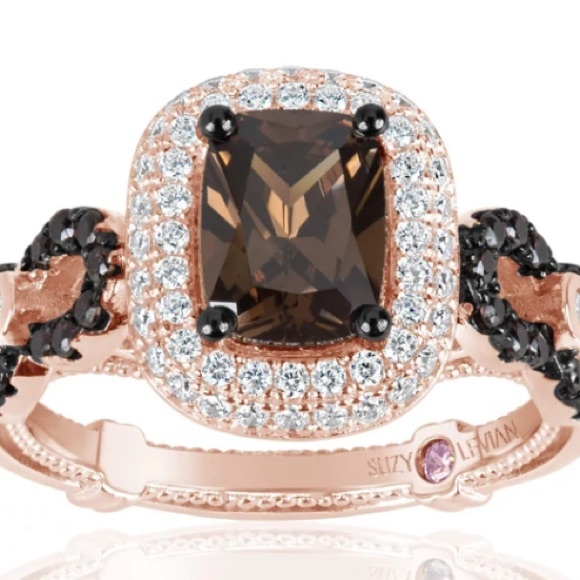 Levian Chocolate Champagne Diamonds Ring - Picture 5 of 9